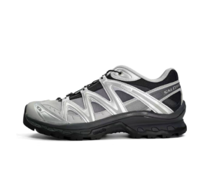 SALOMON XT Quest off-road running shoes for men and women in black and silver