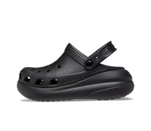 Crocs Crush Clog Cave Shoes 5.2cm Unisex Black